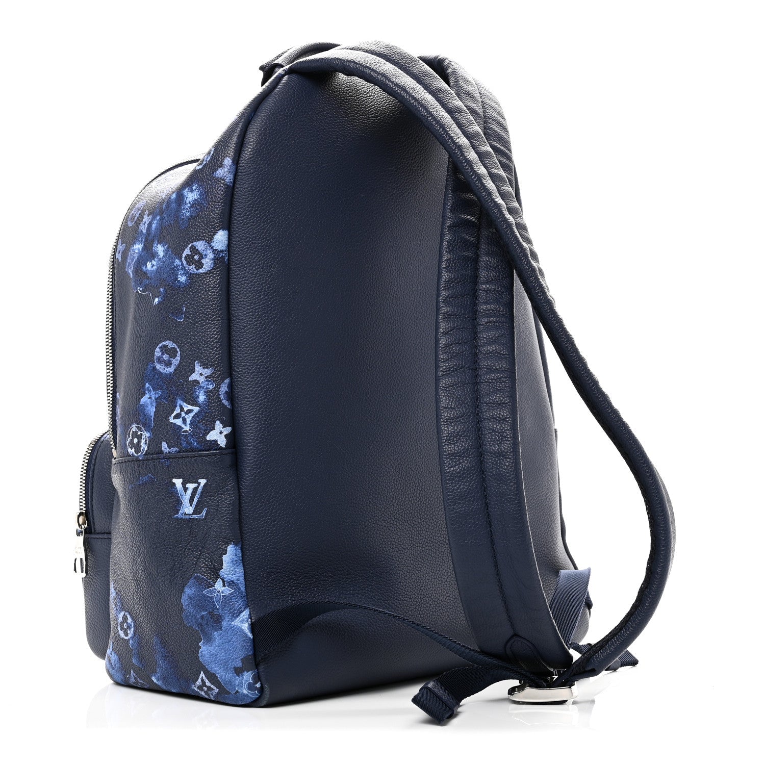 Monogram Ink Watercolor Multipockets Backpack
