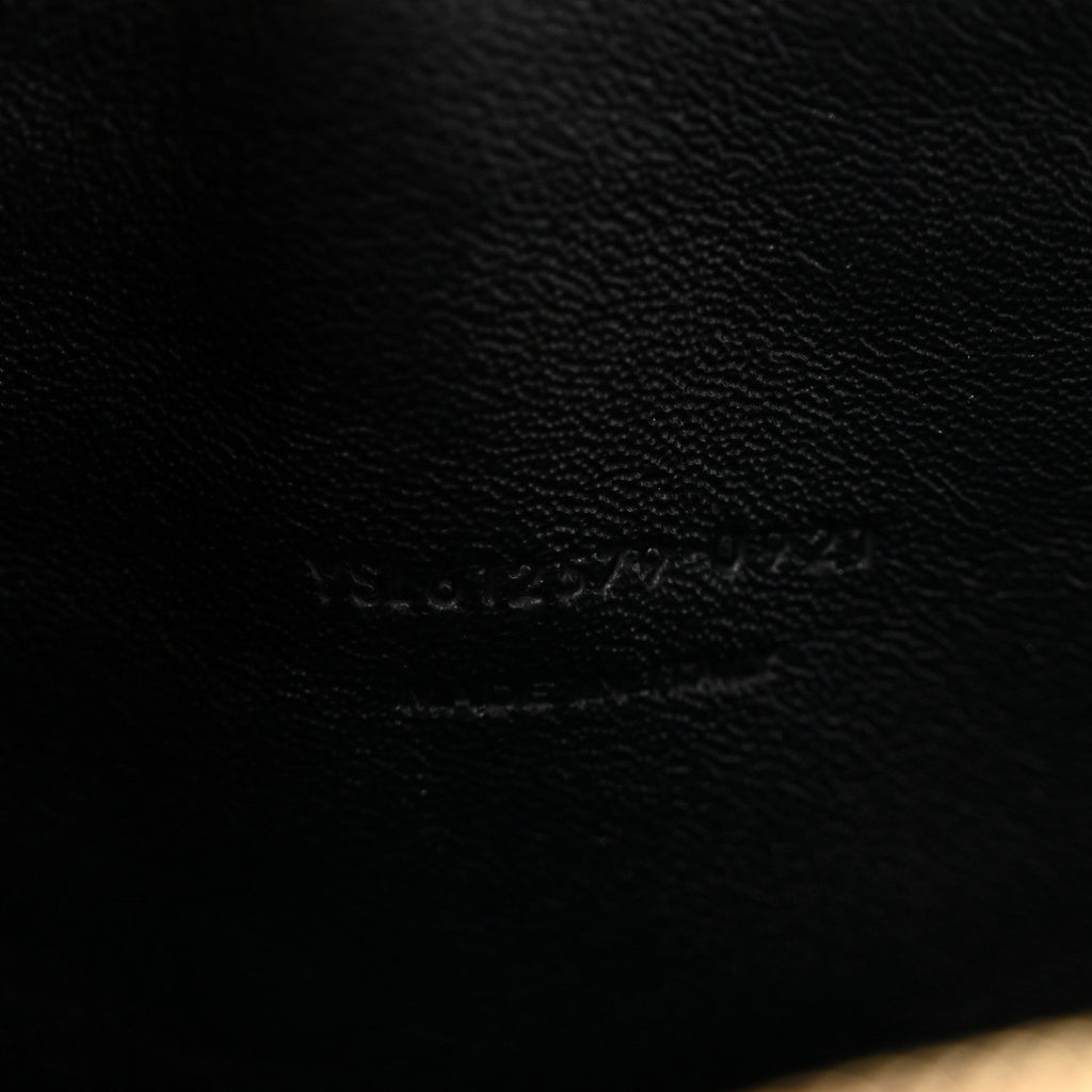 Grain De Poudre Matelasse Monogram Mini Lou Camera Bag Dark Natural