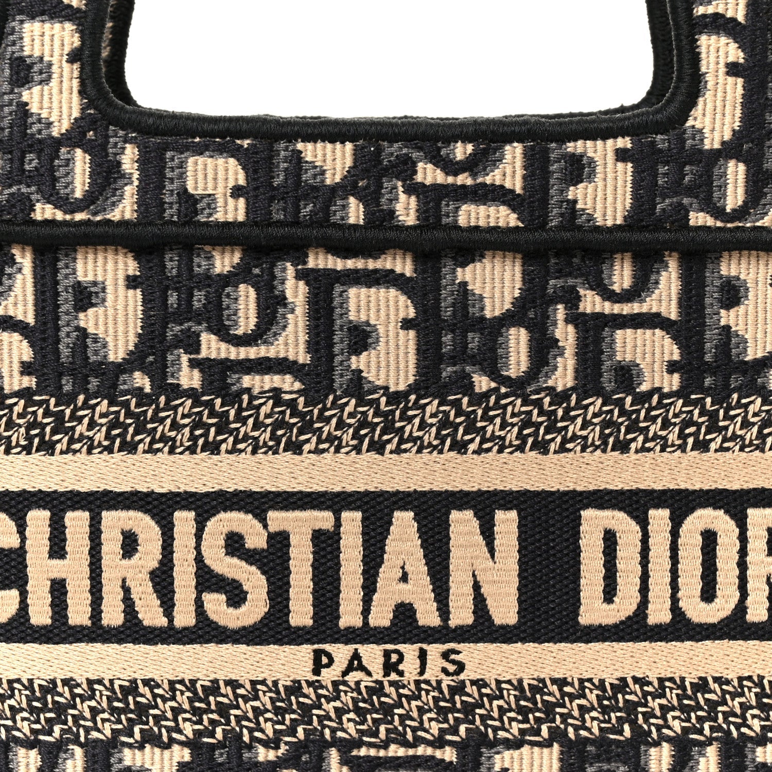 Oblique Mini Book Tote Blue Multicolor