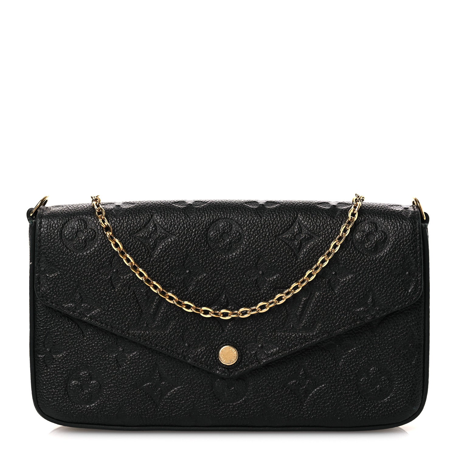 Empreinte Pochette Felicie Chain Wallet Black