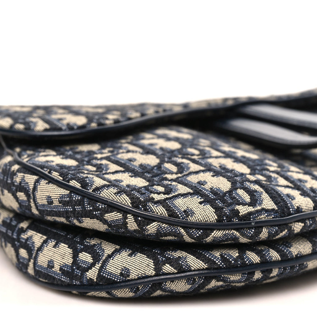 Oblique Saddle Bag Blue