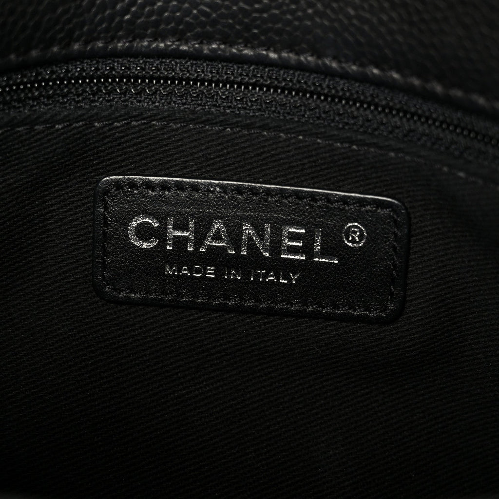Caviar Quilted Medium Now and Forever Flap Black