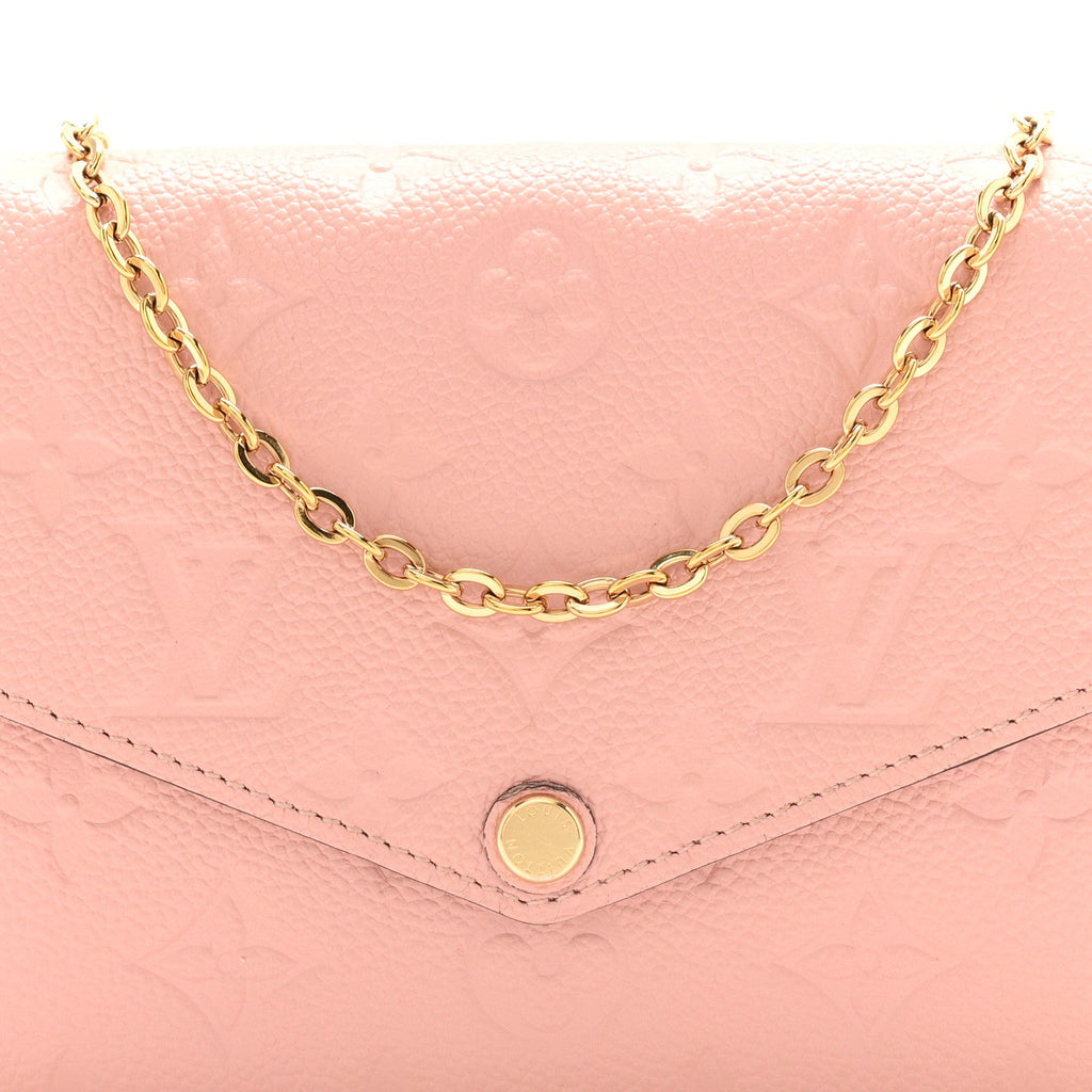 Empreinte Pochette Felicie Chain Wallet Rose Poudre