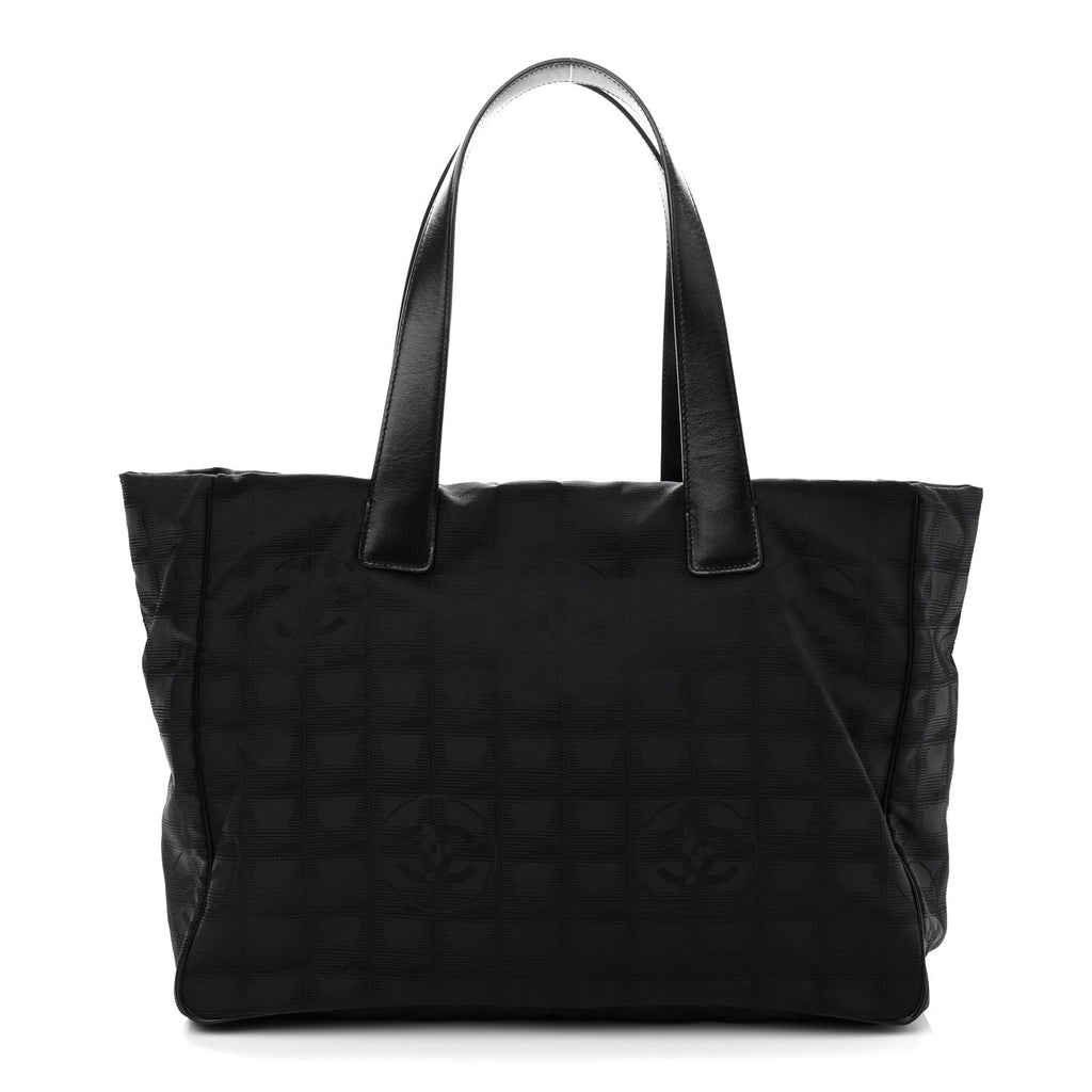 Nylon Medium Travel Tote Black