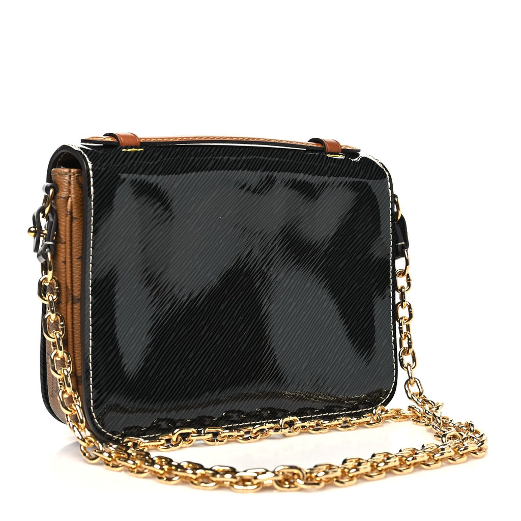 Shiny Epi Reverse Monogram Pochette Metis Mini Marine