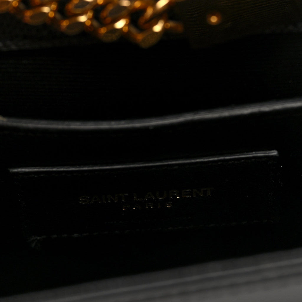 Grain De Poudre Small Monogram Kate Satchel Black