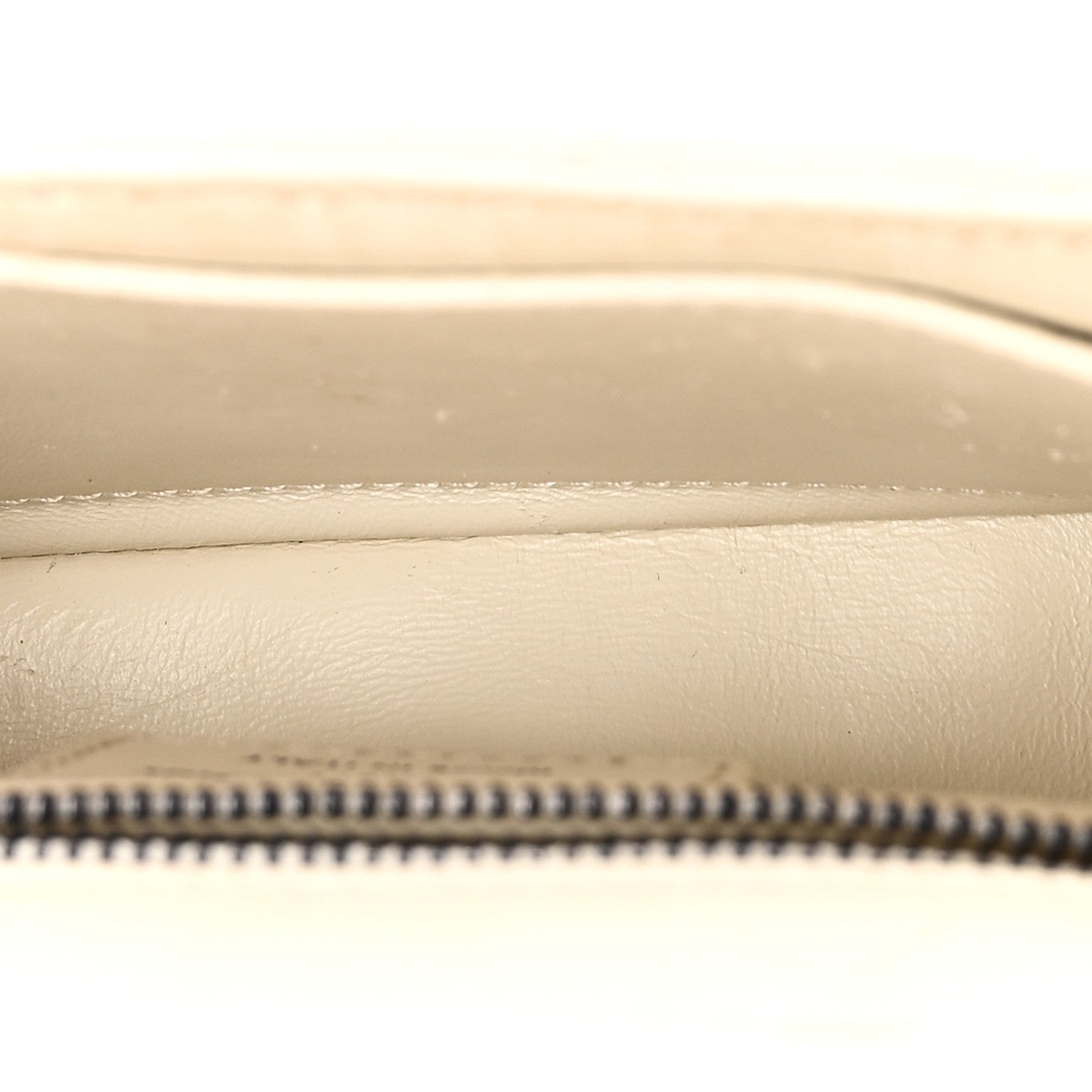 Lambskin Macrocannage Small Dior Caro Bag Ivory