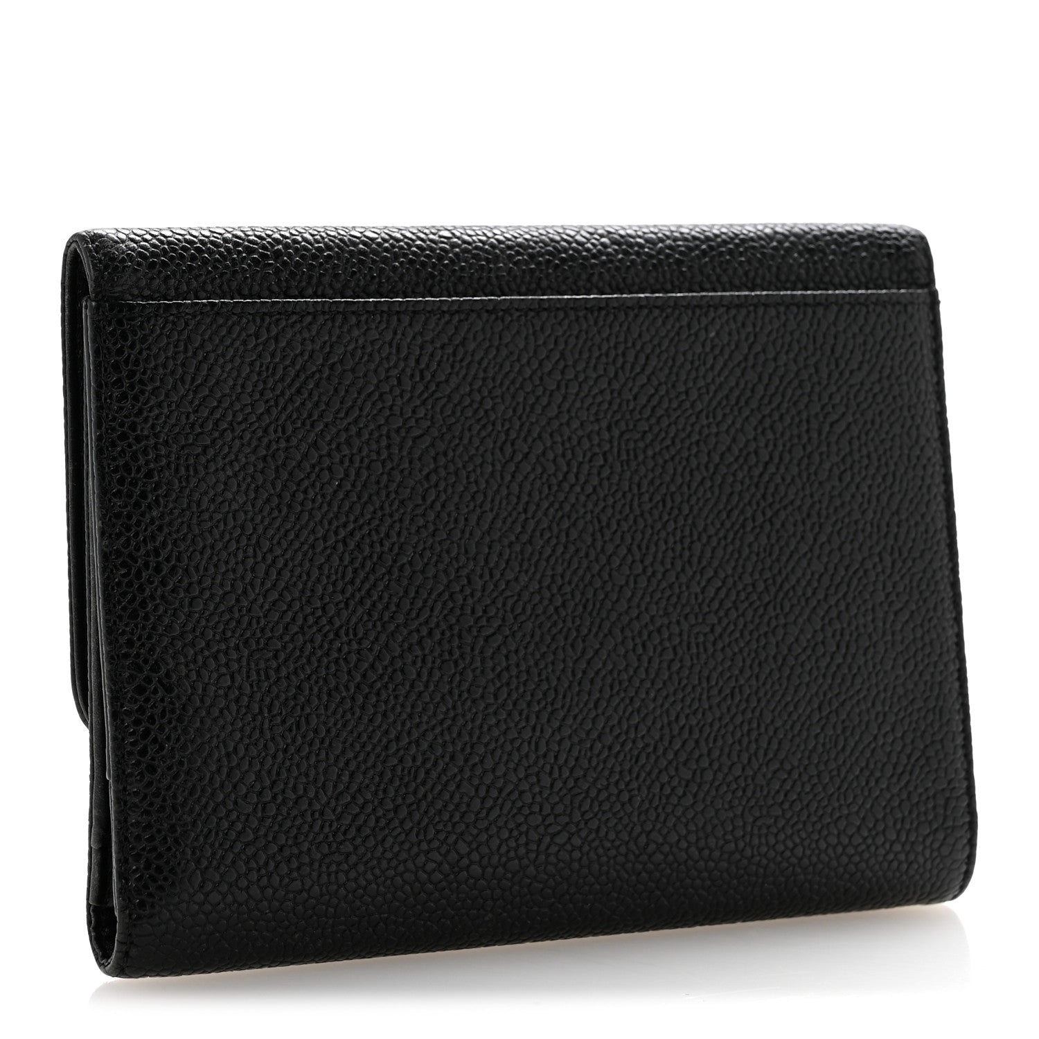 Caviar Timeless CC Compact Wallet Black