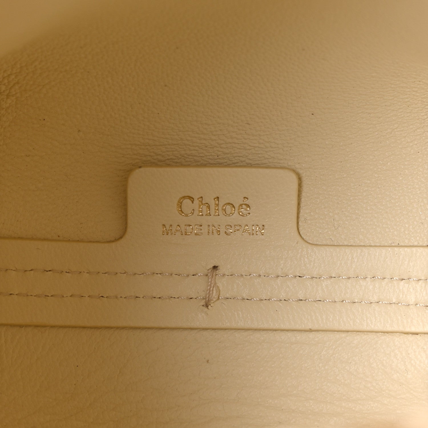 Grained Calfskin Micro Marcie Bucket Bag Misty Ivory