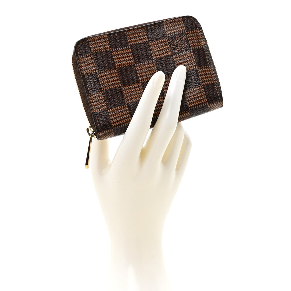 Damier Ebene Zippy Coin Purse
