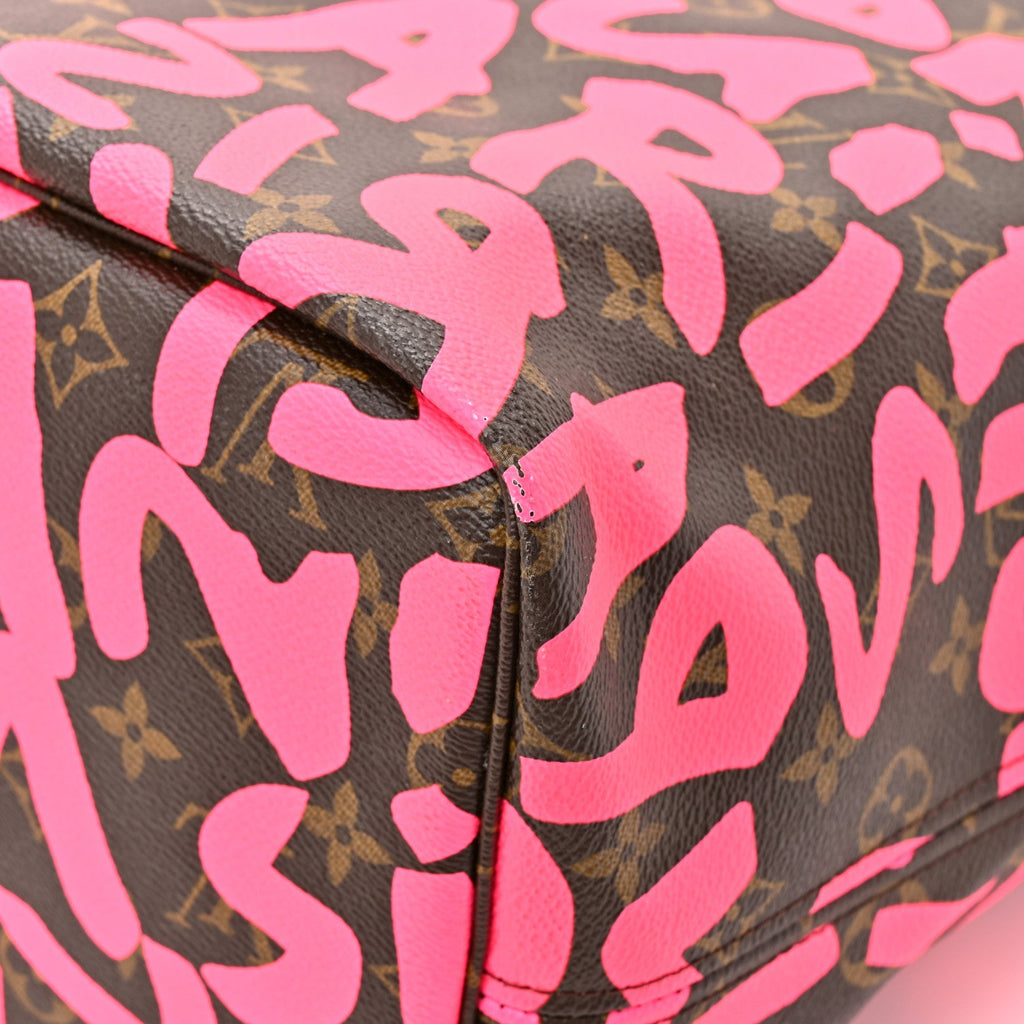 Monogram Graffiti Neverfull GM Fuchsia