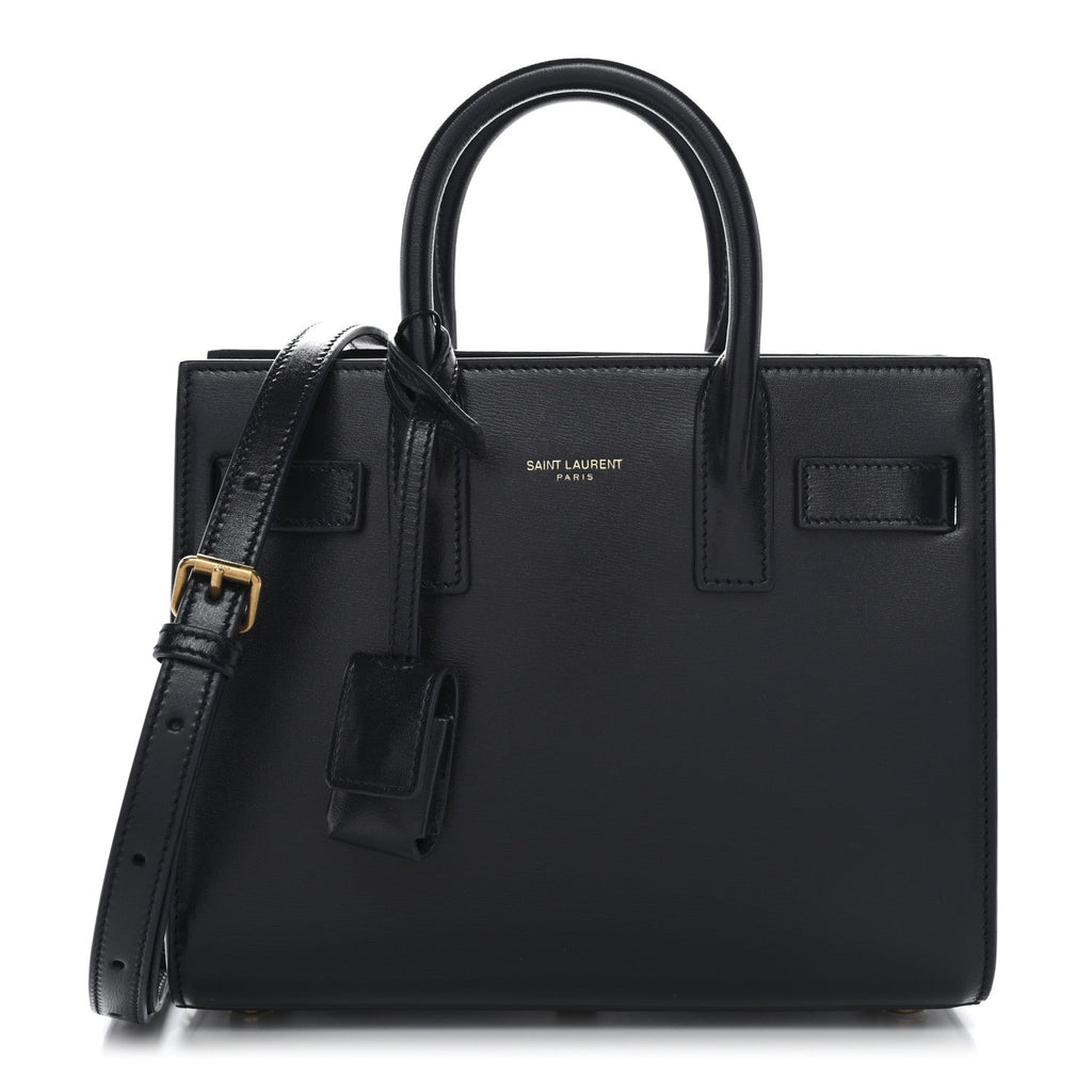 Calfskin Nano Sac De Jour Deep Marine