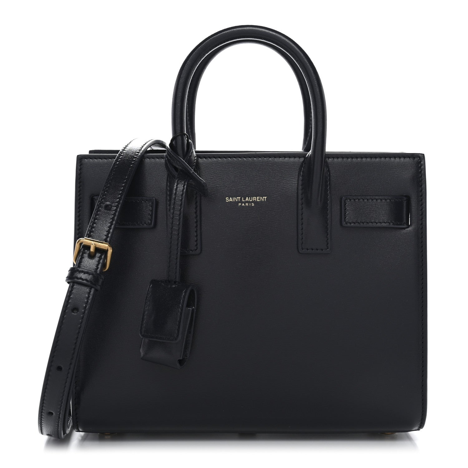 Calfskin Nano Sac De Jour Deep Marine
