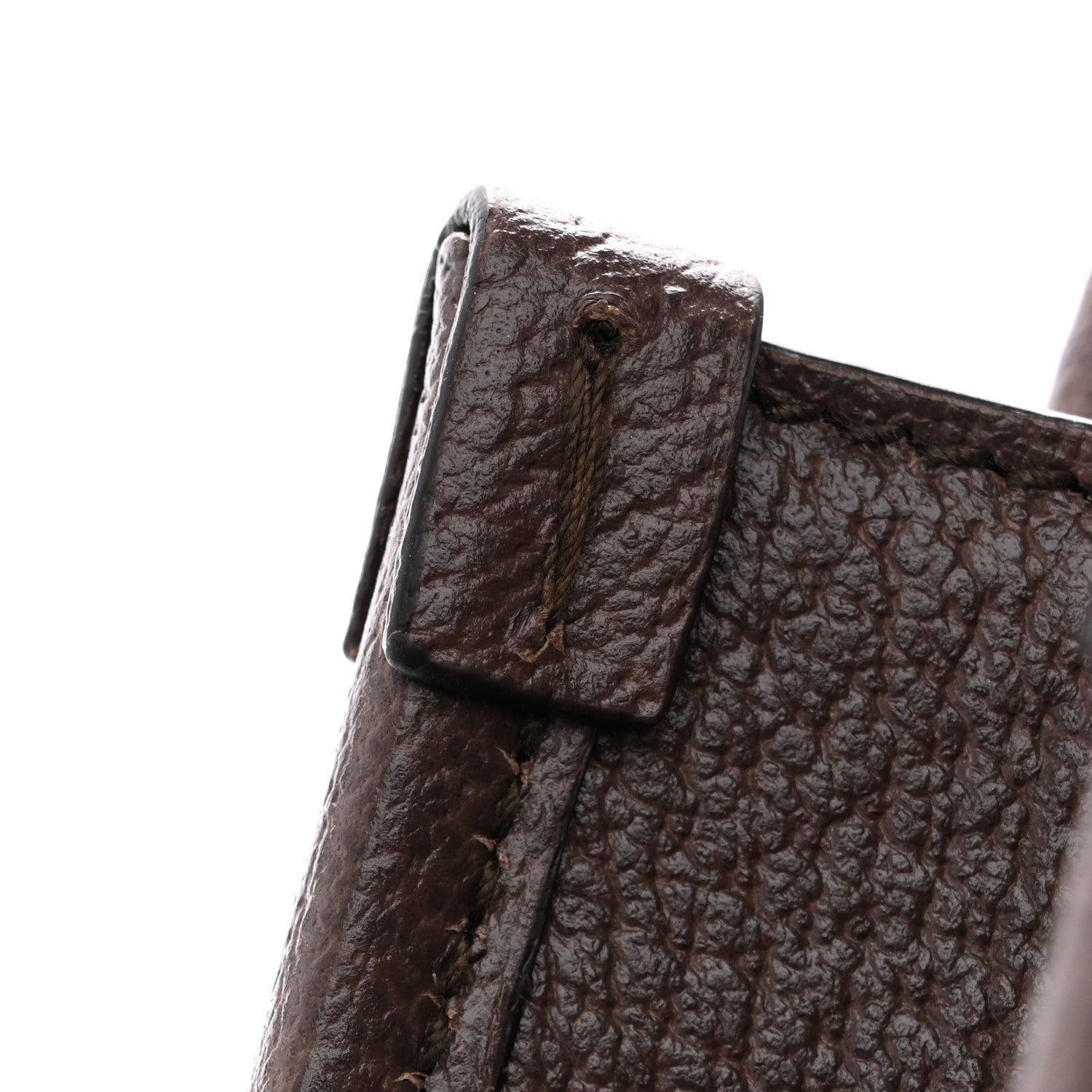 Monogram Jumbo GG Textured Dollar Calfskin Web Mini Vertical Tote Camel Ebony New Acero