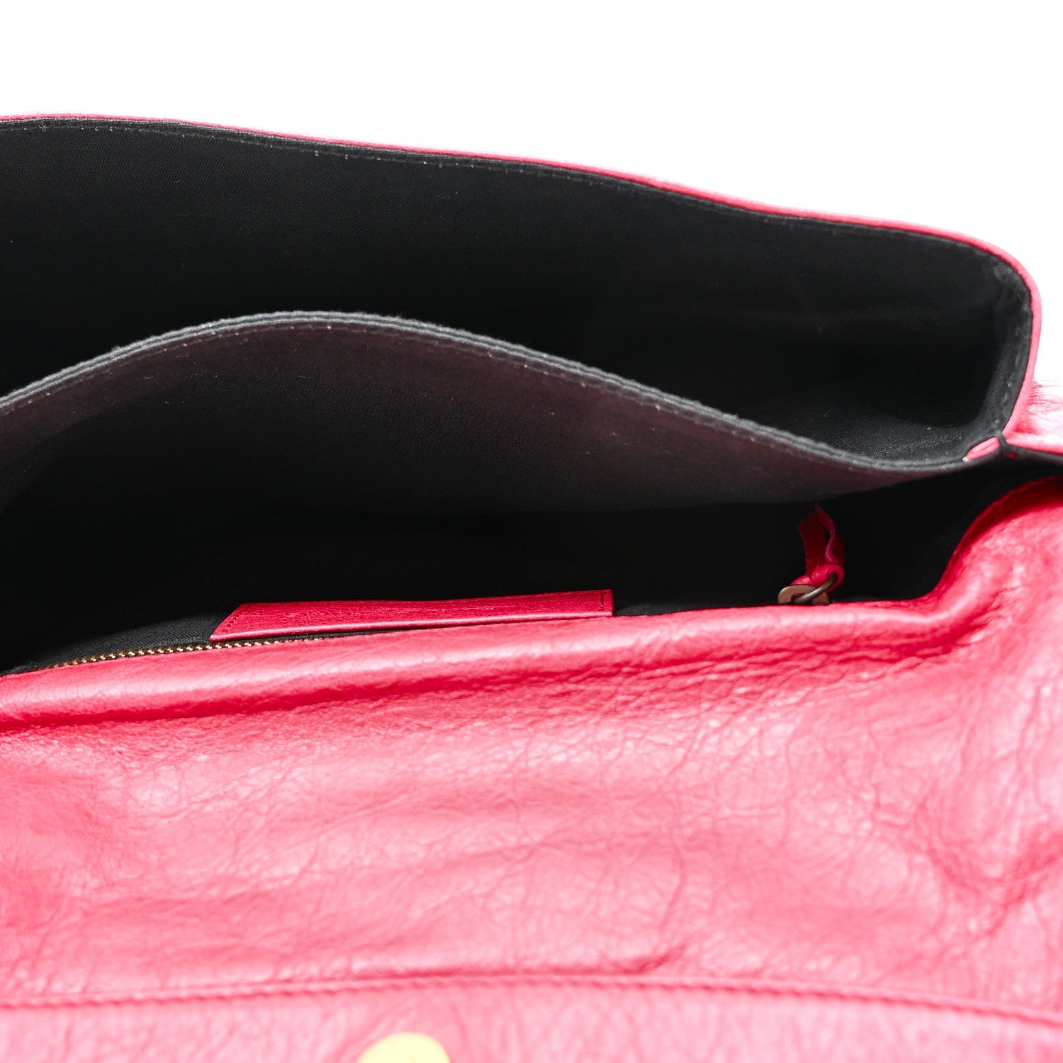 Agneau Classic Hardware Envelope Clutch Rose Thulian
