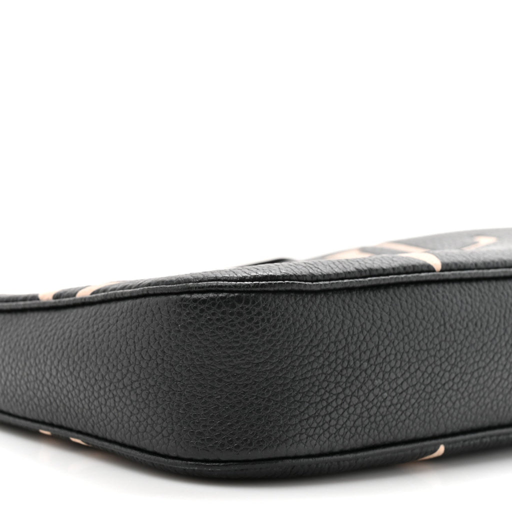 Empreinte Monogram Giant Multi Pochette Accessories Large Pochette Black Beige
