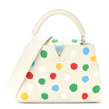 LV X YK Taurillon Capucines BB White