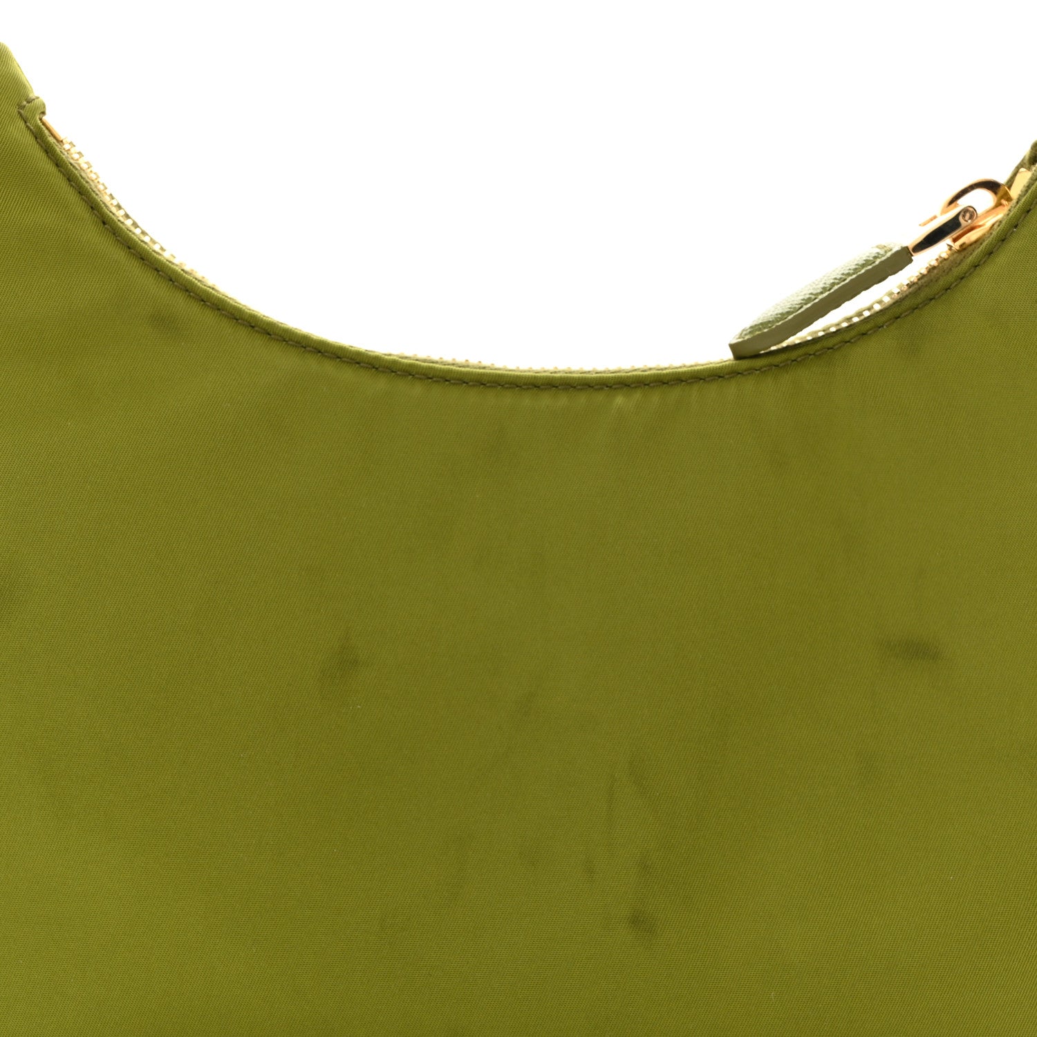Re-Nylon Saffiano Mini Re-Edition 2005 Bag Ivy Green