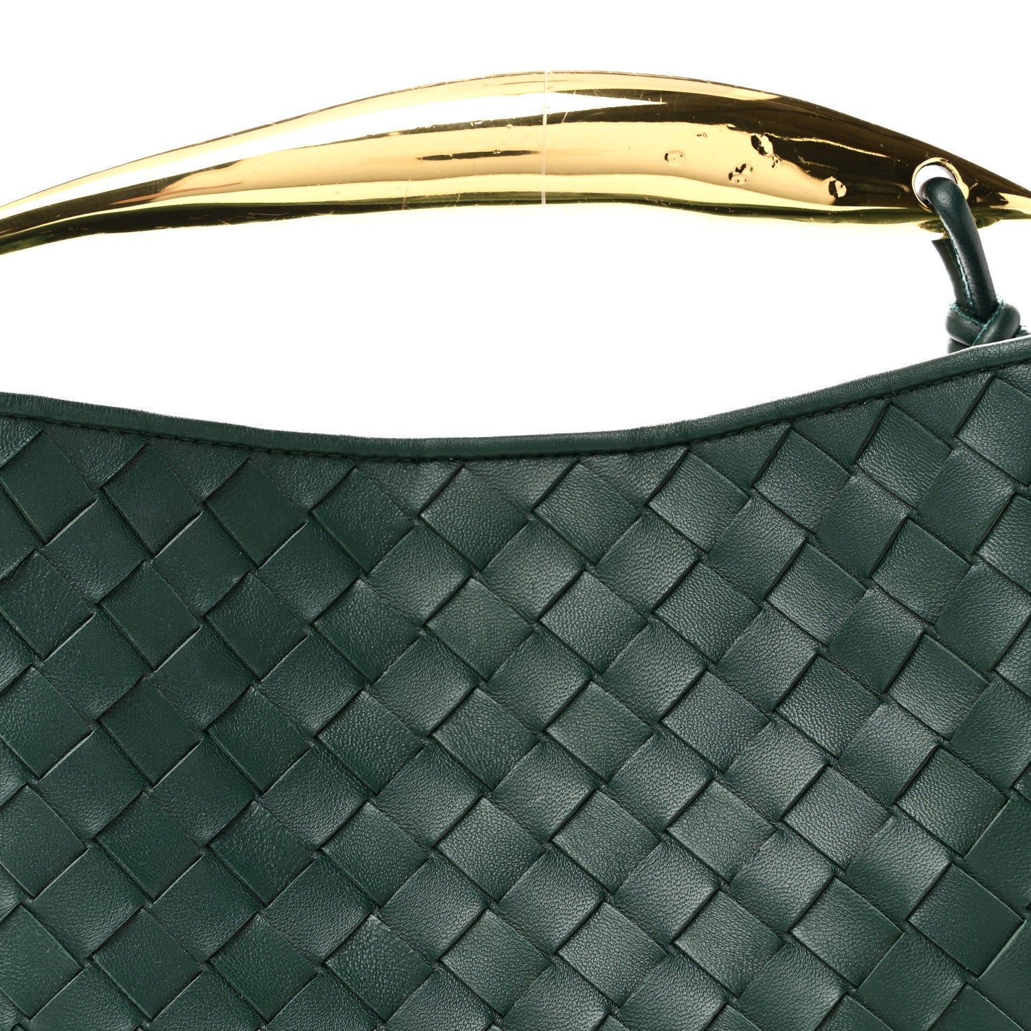 Nappa Intrecciato Sardine Bag Emerald Green