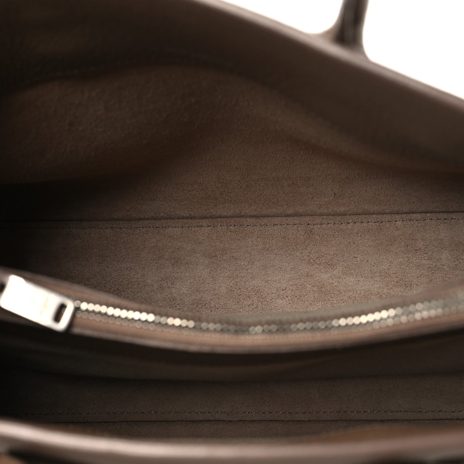Grained Calfskin Baby Sac De Jour Souple Taupe