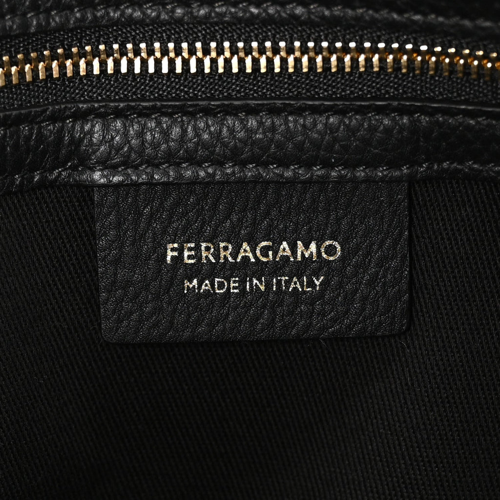Grained Calfskin Large Star Tote Black