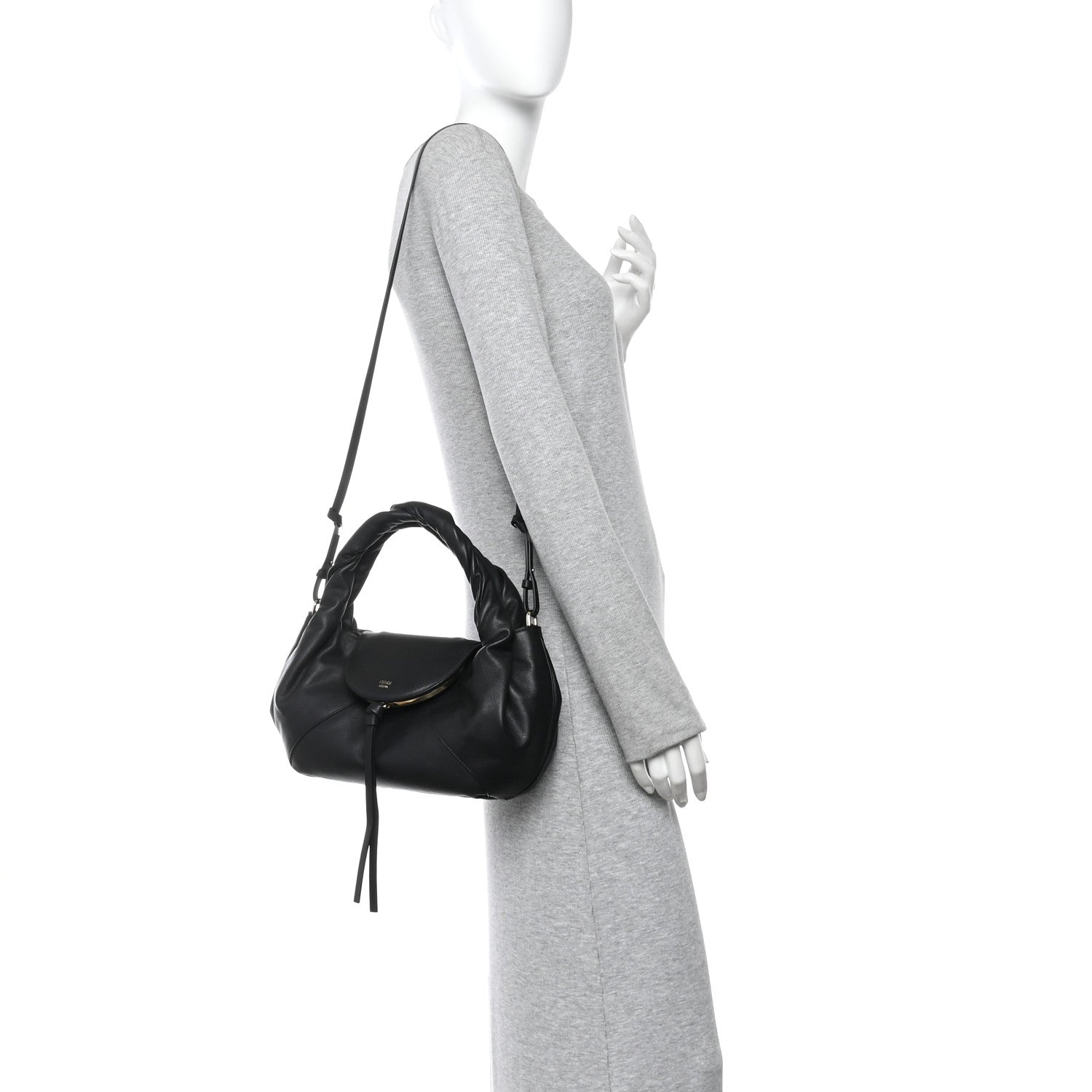Calfskin Small Spy Black
