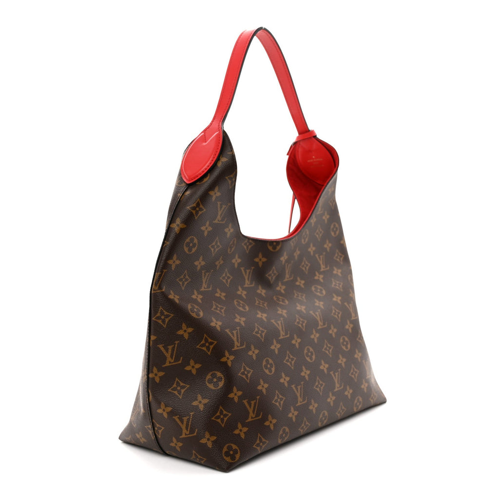 Monogram Flower Hobo Coquelicot