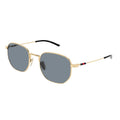 Gucci Sunglasses Square Full Rim, Gold Frame and Grey Lens GG2095S003