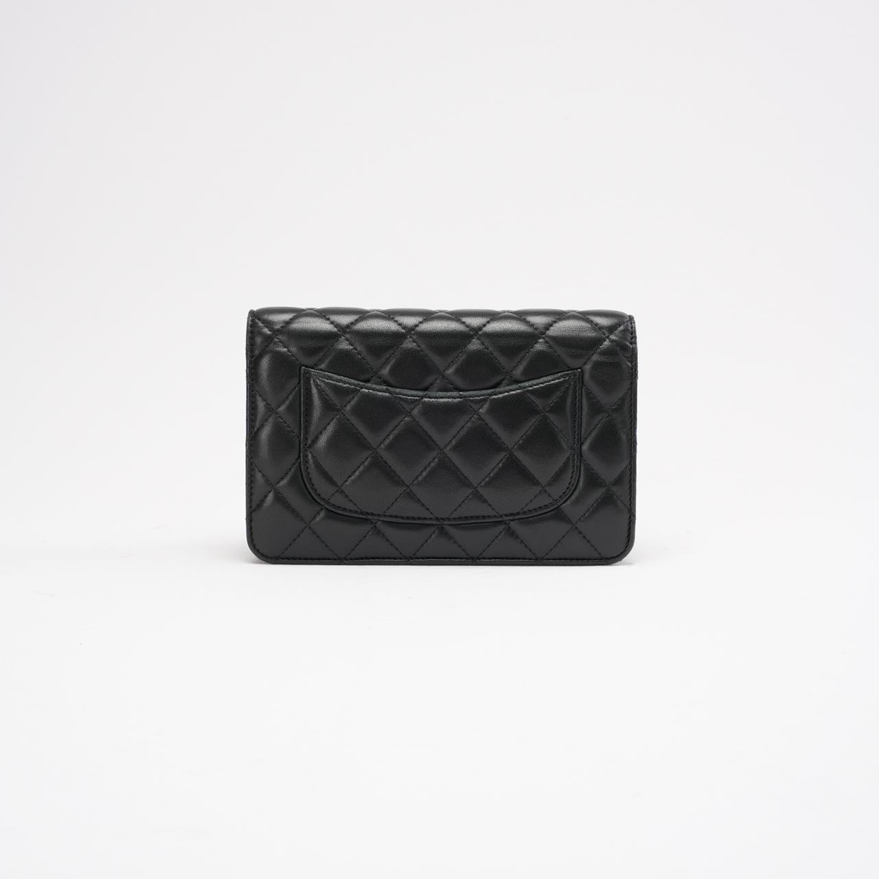 Chanel Black Classic Wallet on Chain (WOC) 2019