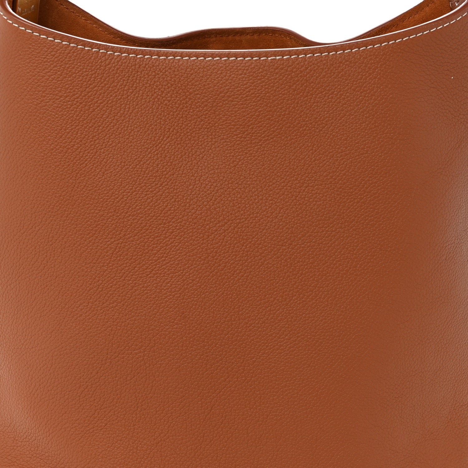 Grained Calfskin Low Key Hobo PM Cognac