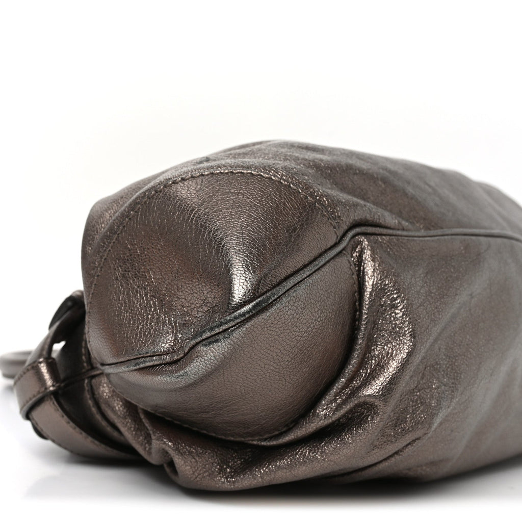 Calfskin Marisa Shoulder Bag Bronze
