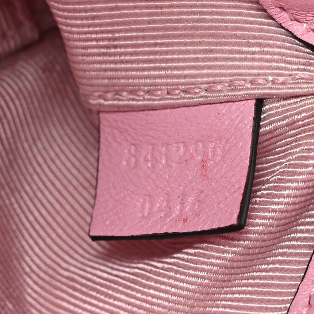 Lambskin Matelasse Mini GG Marmont Shoulder Bag Light Pink