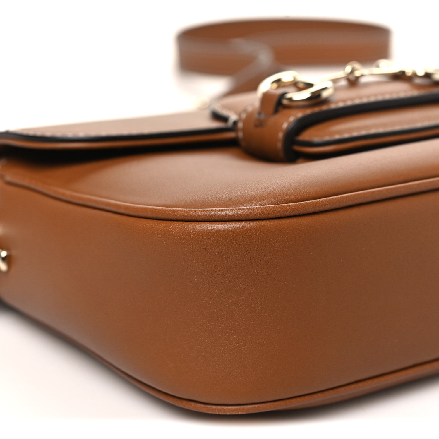Arabella Calfskin Horsebit 1955 Soft Small Shoulder Bag Sundial