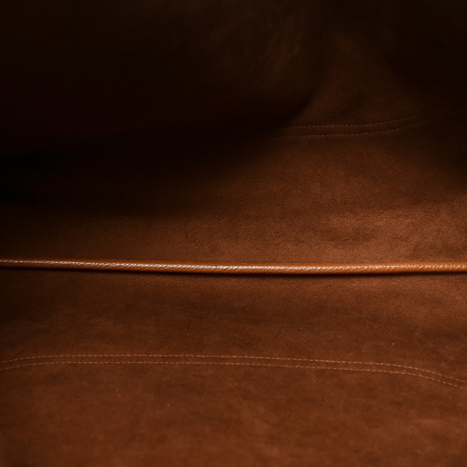 Grained Calfskin Softbit Maxi Shoulder Bag Brown