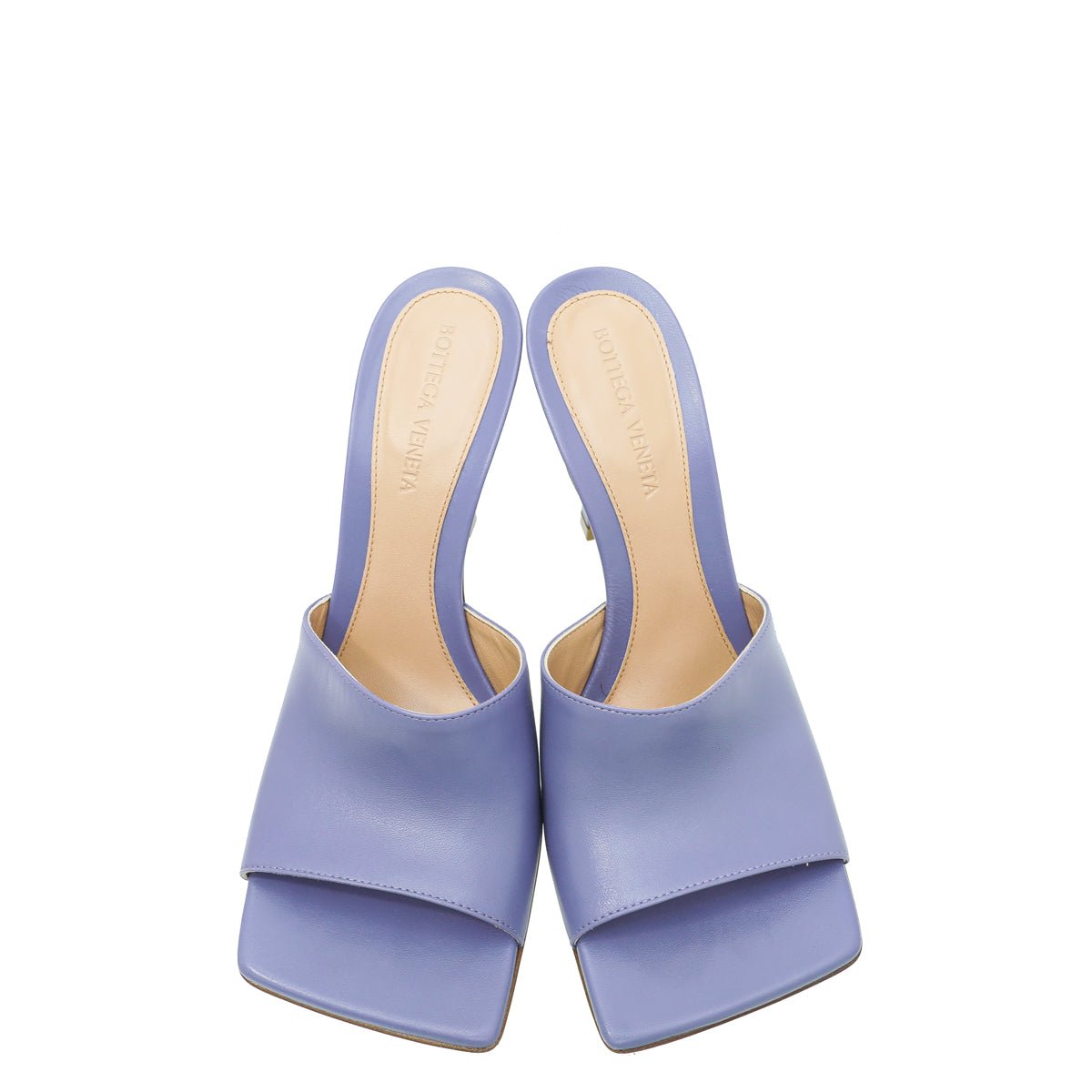 Bottea Veneta Lilac Stretch Heeled Mule 37