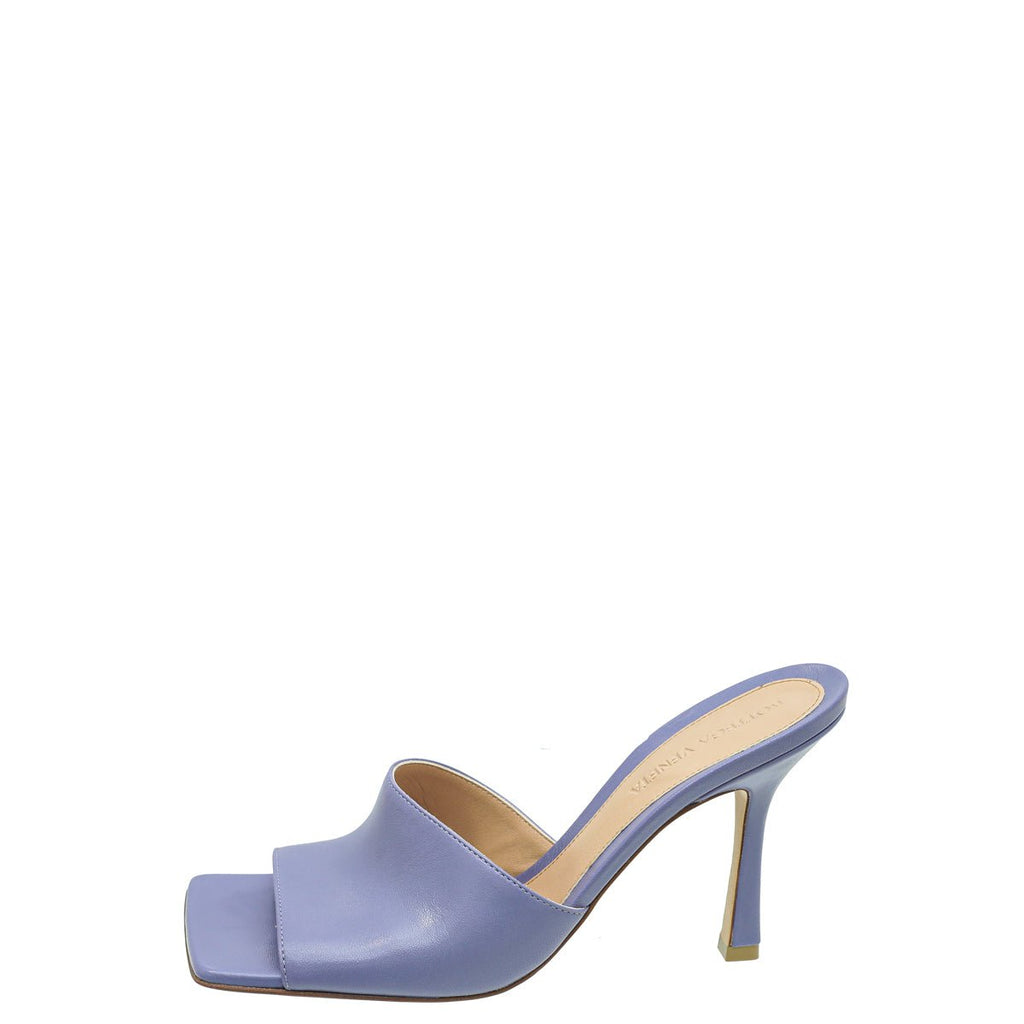 Bottea Veneta Lilac Stretch Heeled Mule 37