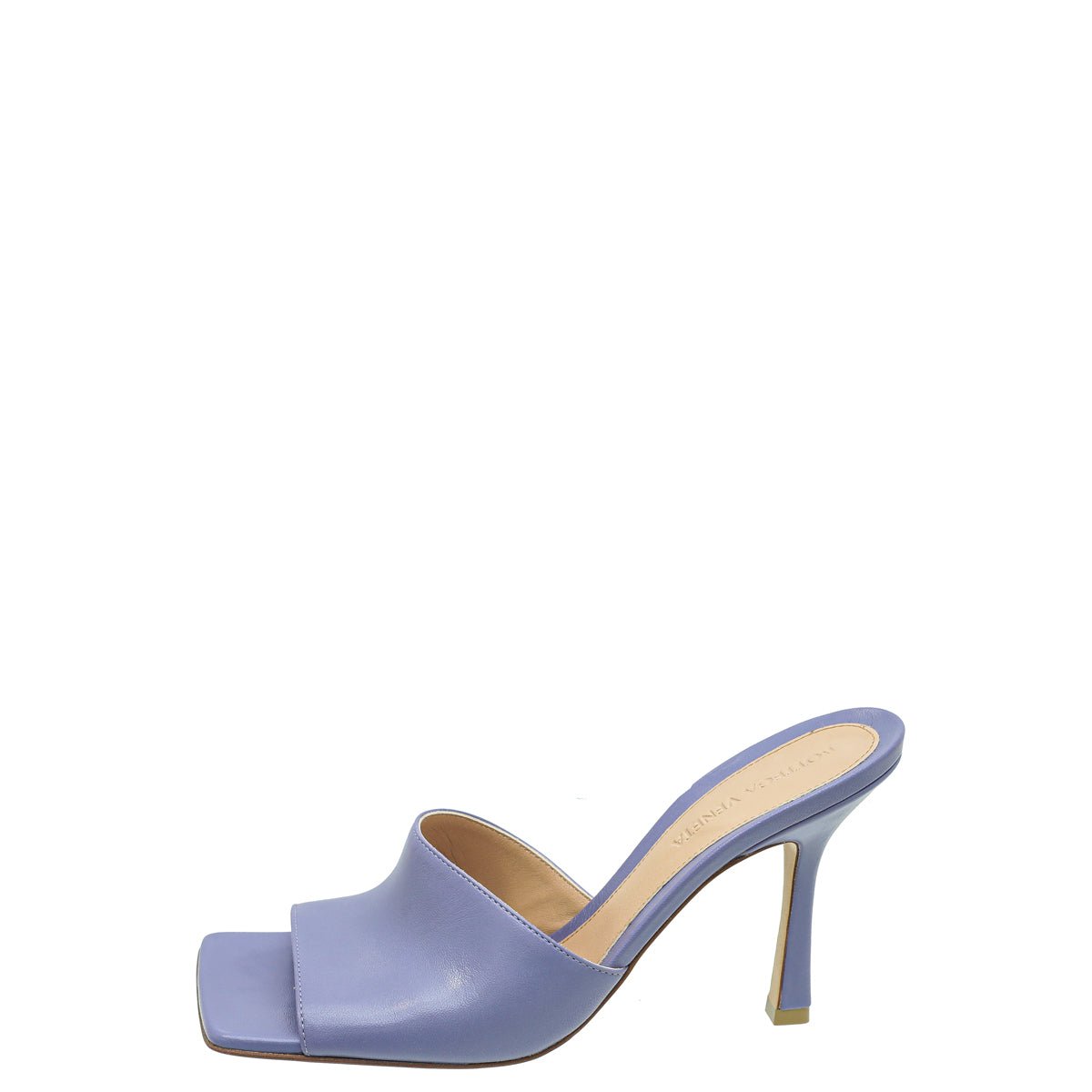 Bottea Veneta Lilac Stretch Heeled Mule 37