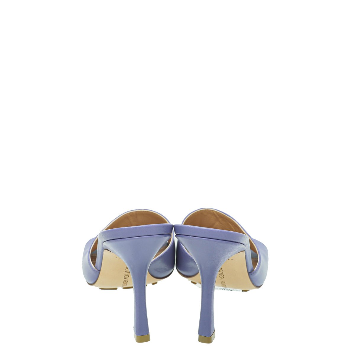 Bottea Veneta Lilac Stretch Heeled Mule 37