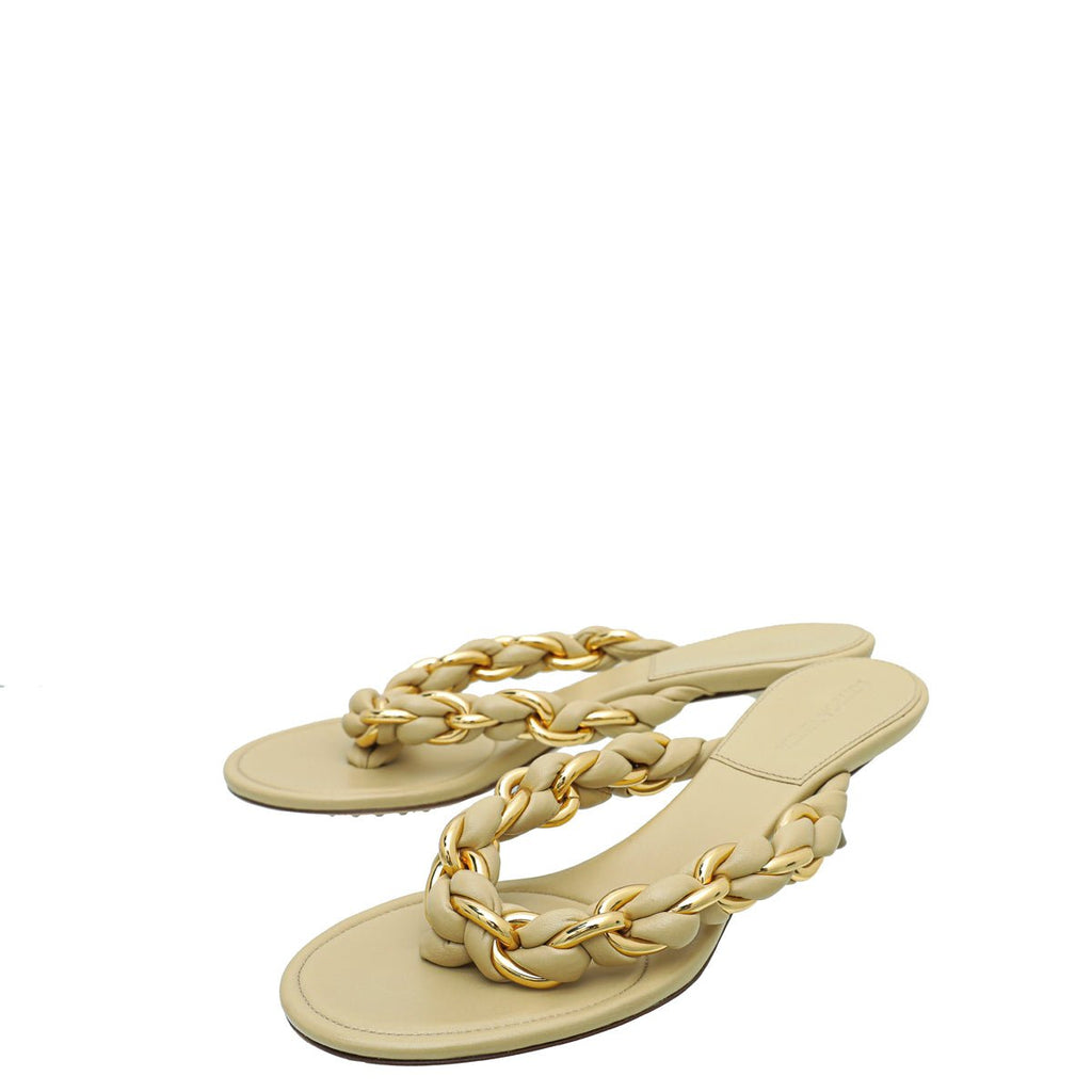 Bottega Veneta Beige Dot 55 Sandals 40