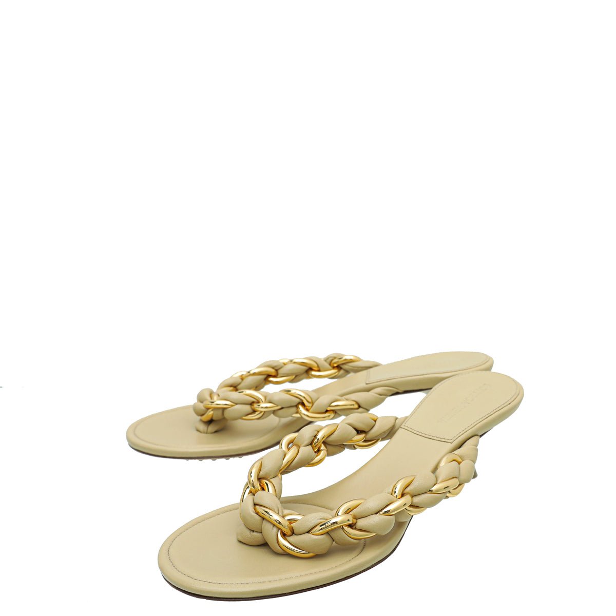 Bottega Veneta Beige Dot 55 Sandals 40