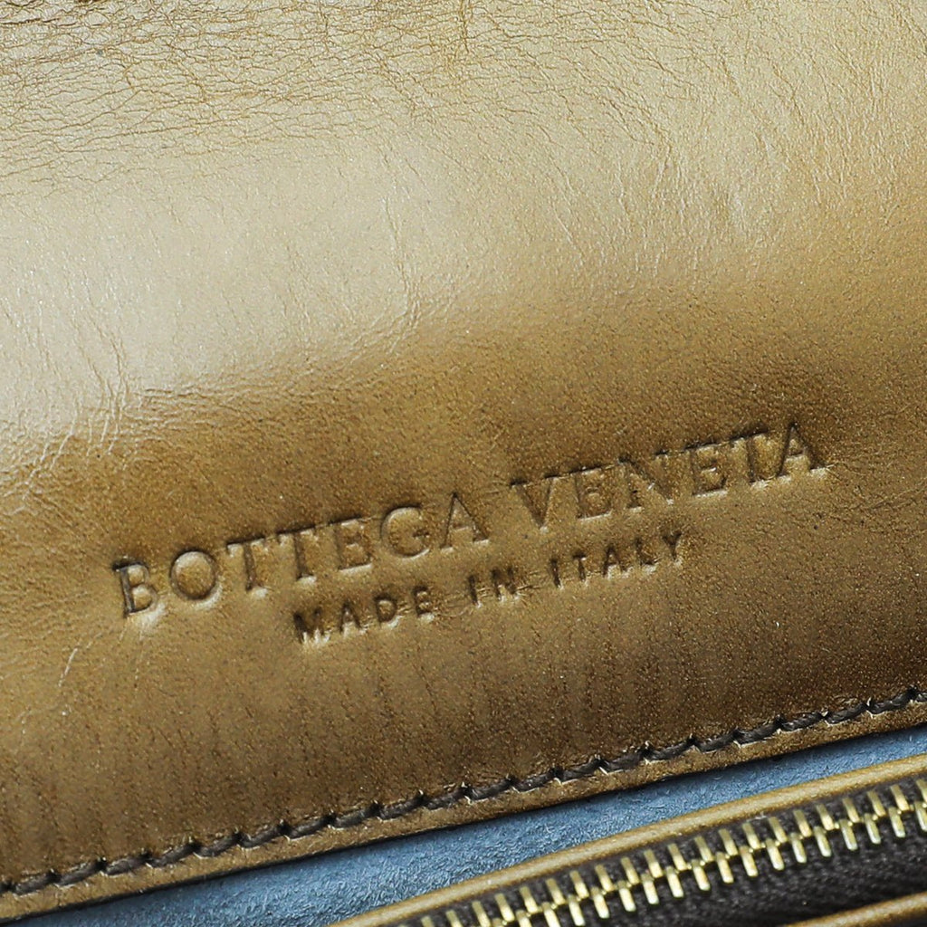 Bottega Veneta Bicolor Flap Clutch