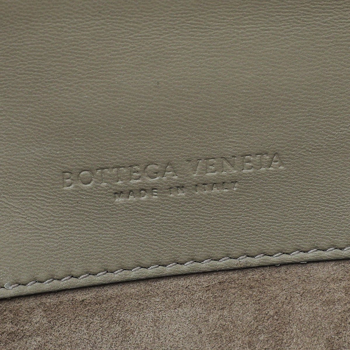 Bottega Veneta Bicolor Mist Intrecciato Club Stitch Olimpia Knot Clutch