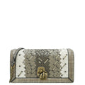 Bottega Veneta Bicolor Mist Intrecciato Club Stitch Olimpia Knot Clutch