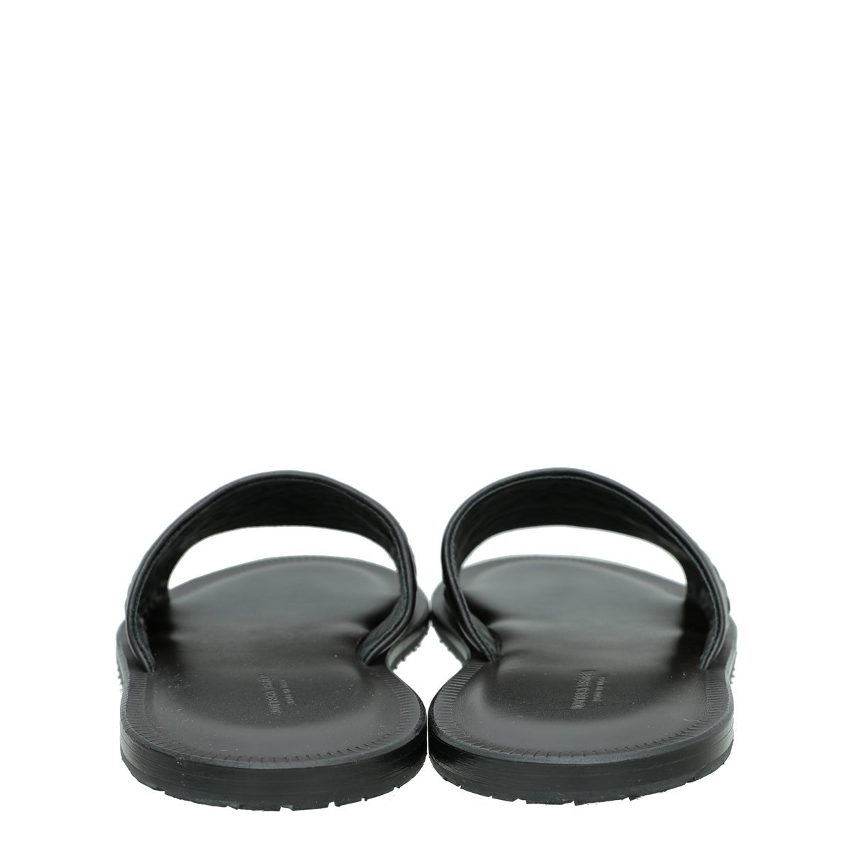 Bottega Veneta Black Intrecciato Slide Sandal 43