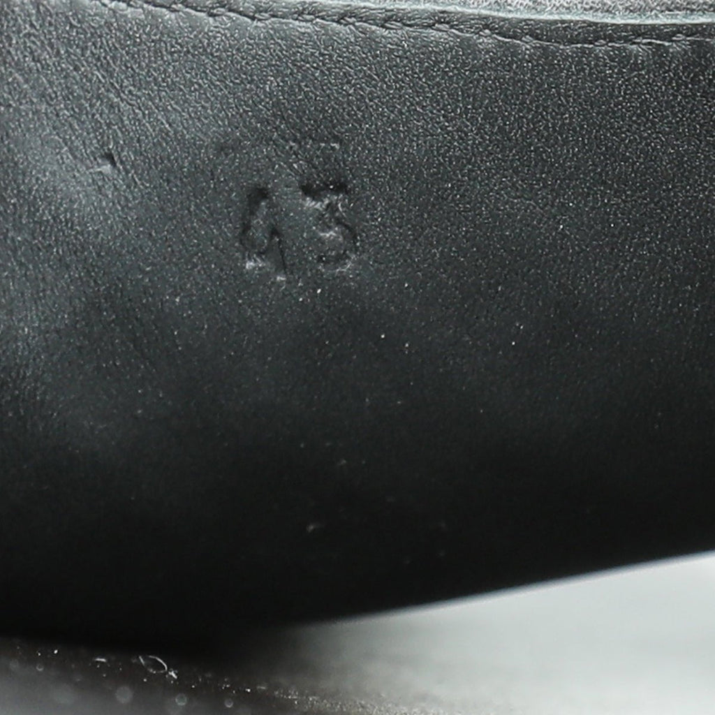 Bottega Veneta Black Intrecciato Slide Sandal 43