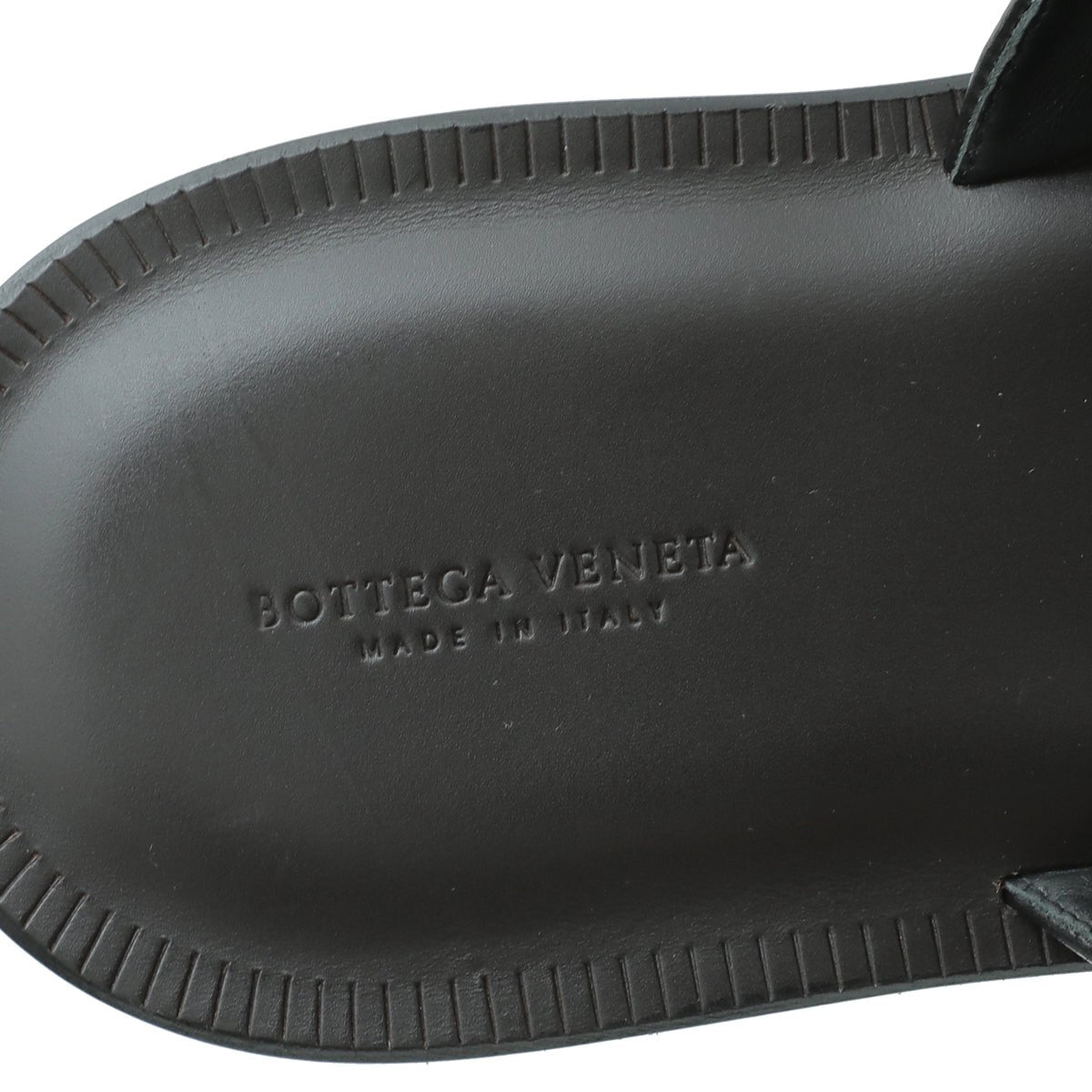 Bottega Veneta Black Intrecciato Slide Sandal 43