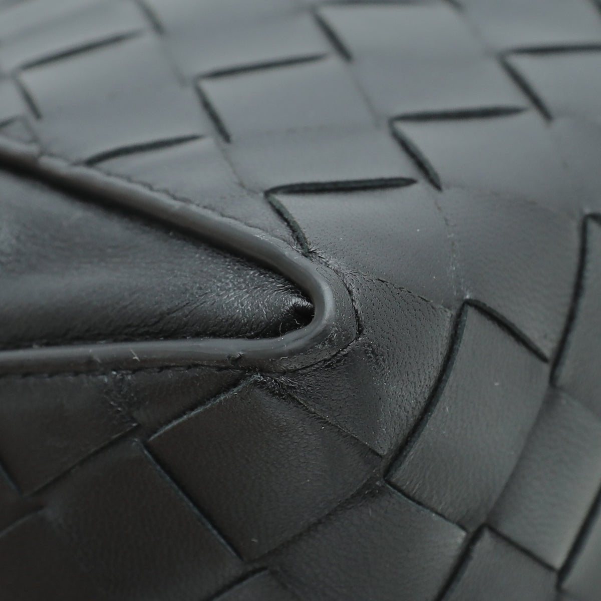 Bottega Veneta Black Intrecciato The Mini Knot Bucket Mini Bag