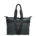 Bottega Veneta Black Intrecciato Zipped Tote Rubber with Canvas East West Large Bag