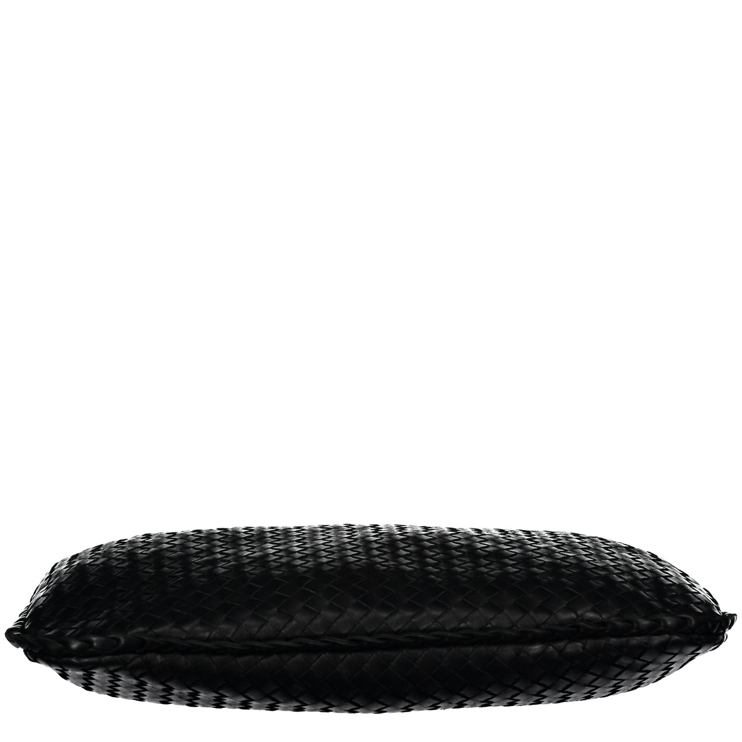 Black Medium Intrecciato Hobo Bag