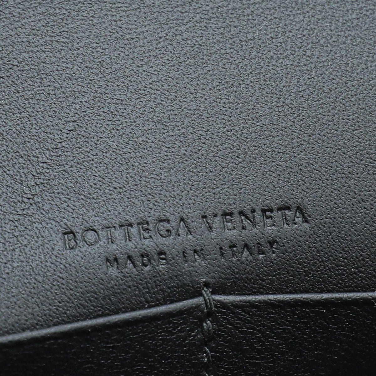 Bottega Veneta Black Multicolor Perforated Details Chain Wallet